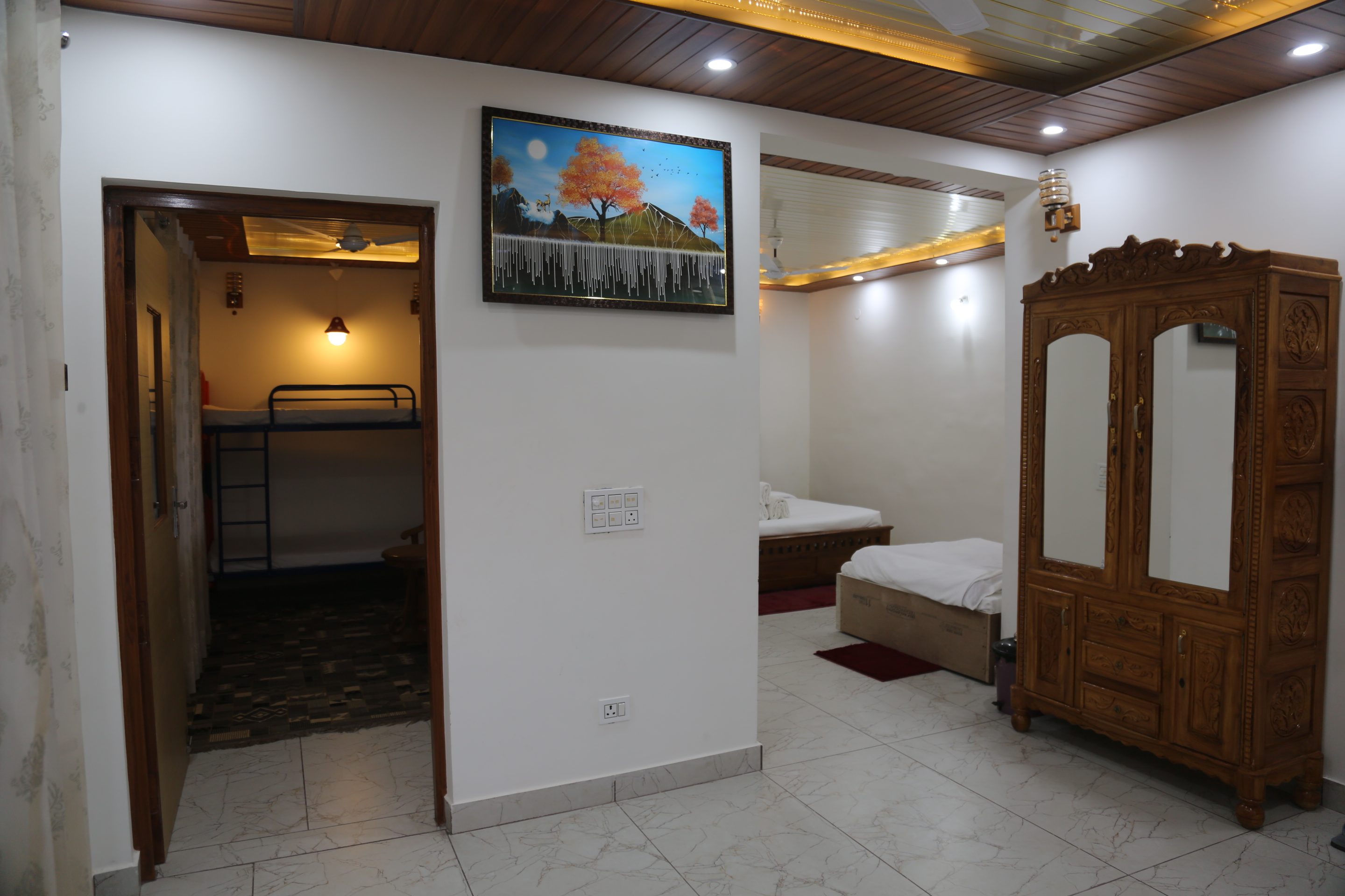 Entrance and reception access at Hotel Kuber Residency Dwarka