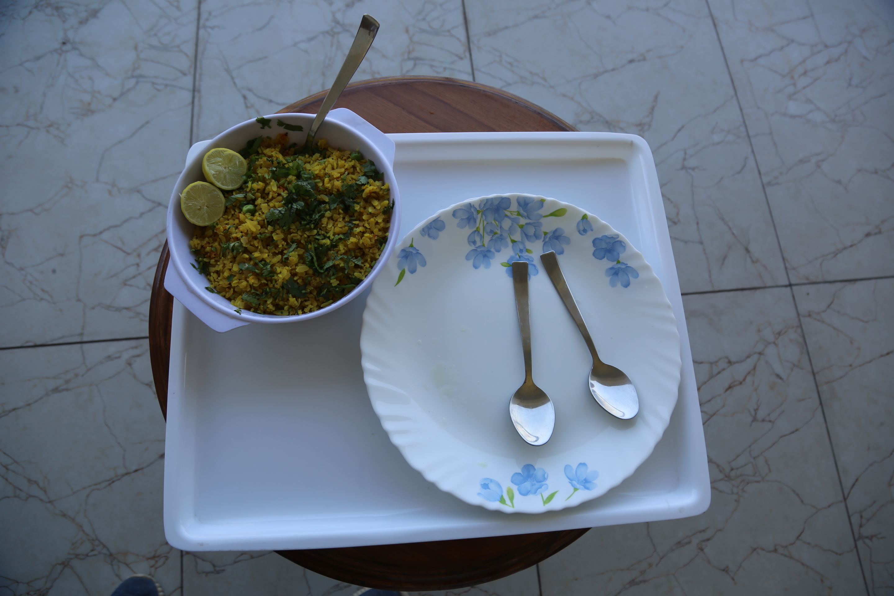 Fresh breakfast and paratha meal at Hotel Kuber Residency Dwarka New Delhi